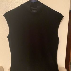 Black Suede Top